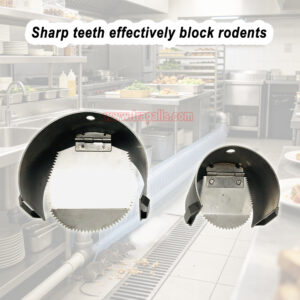 Indoor Kitchen Rodent Stopper Flap Control Rat Drain Guard Stainless Steel Mouse Blocker - Image 7