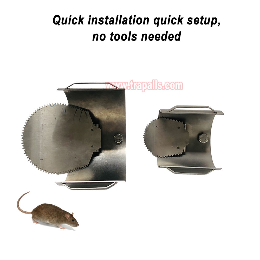 Indoor Kitchen Rodent Stopper Flap Control Rat Drain Guard Stainless Steel Mouse Blocker - Image 8