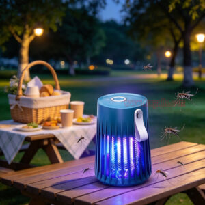 Indoor Outdoor Portable UV Light Flying Insect Repeller Electric Mosquito Killer Lamp - Image 12