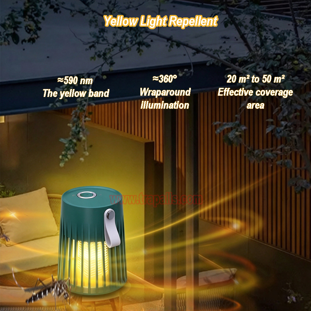 Indoor Outdoor Portable UV Light Flying Insect Repeller Electric Mosquito Killer Lamp - Image 4