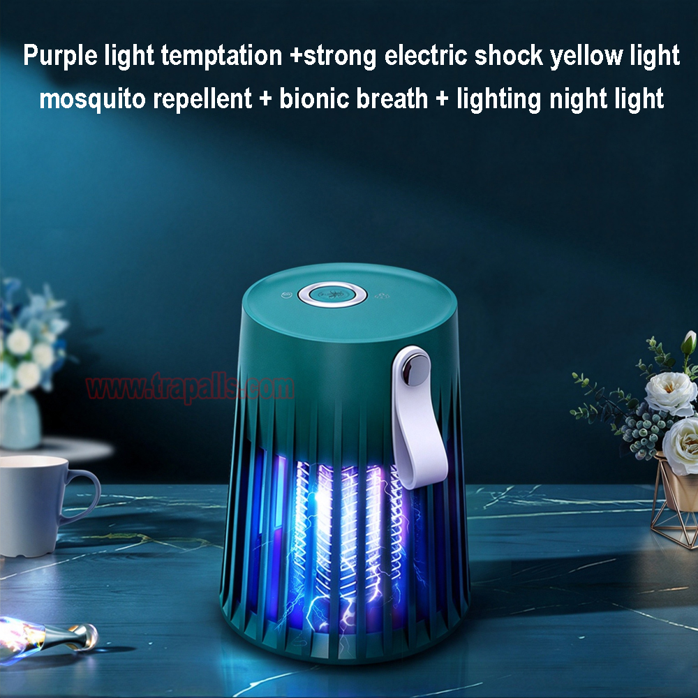 Indoor Outdoor Portable UV Light Flying Insect Repeller Electric Mosquito Killer Lamp - Image 5