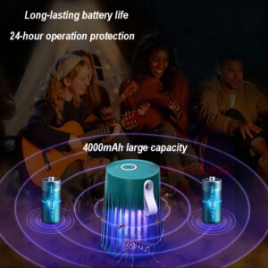 Indoor Outdoor Portable UV Light Flying Insect Repeller Electric Mosquito Killer Lamp - Image 7