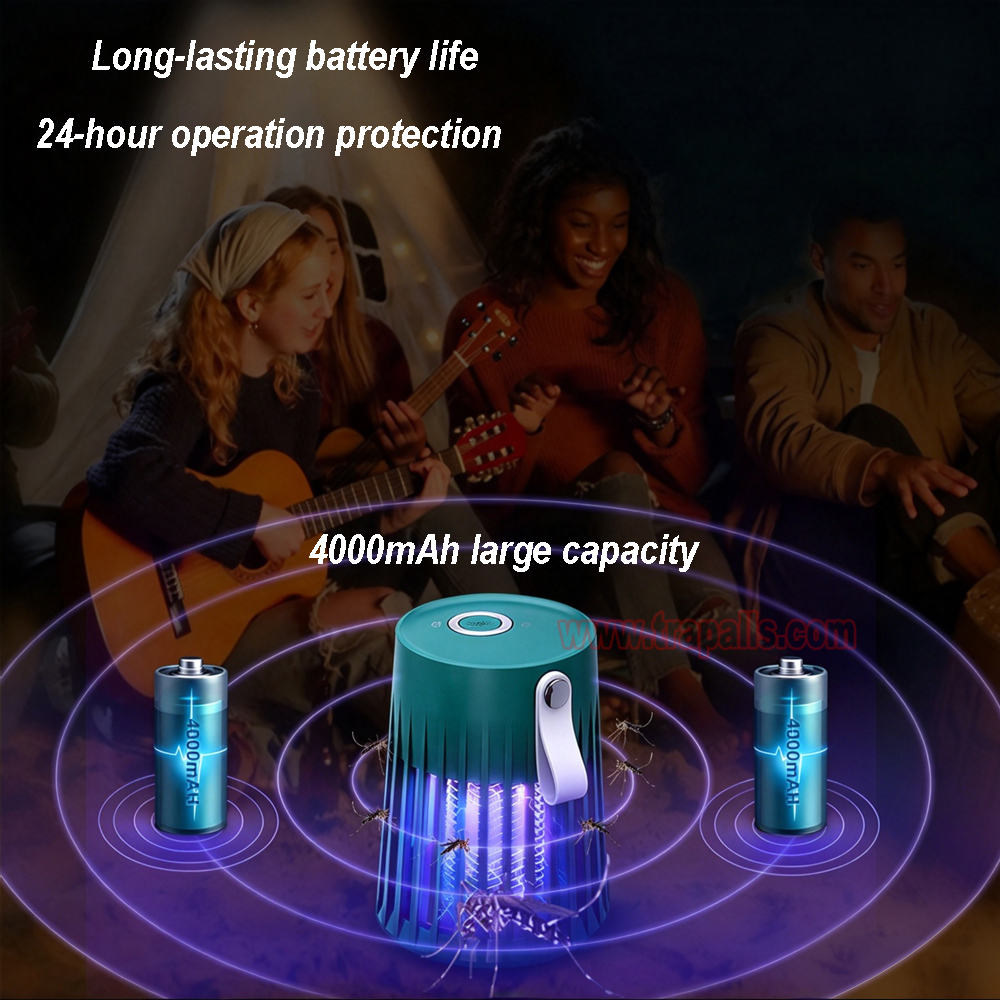 Indoor Outdoor Portable UV Light Flying Insect Repeller Electric Mosquito Killer Lamp - Image 7