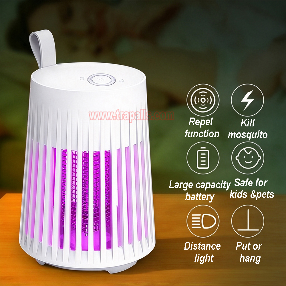 Indoor Outdoor UV Light Flying Insect Repeller Electric Mosquito Killer Lamp - Image 4