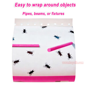 Indoor Home Hanging Bug Catcher Adhesive Sticker Pest Glue Sheet Window Glue Fly Trap - Image 7
