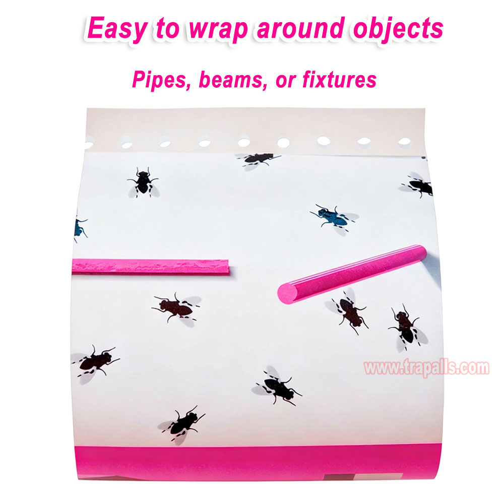 Indoor Home Hanging Bug Catcher Adhesive Sticker Pest Glue Sheet Window Glue Fly Trap - Image 7