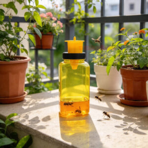 Outdoor Garden Hanging Reusable Pest Control Bottle Trap Wasp Catcher Wasp & Fly Trap - Image 11