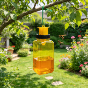 Outdoor Garden Hanging Reusable Pest Control Bottle Trap Wasp Catcher Wasp & Fly Trap - Image 12