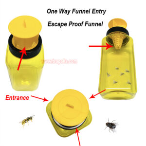 Outdoor Garden Hanging Reusable Pest Control Bottle Trap Wasp Catcher Wasp & Fly Trap - Image 4