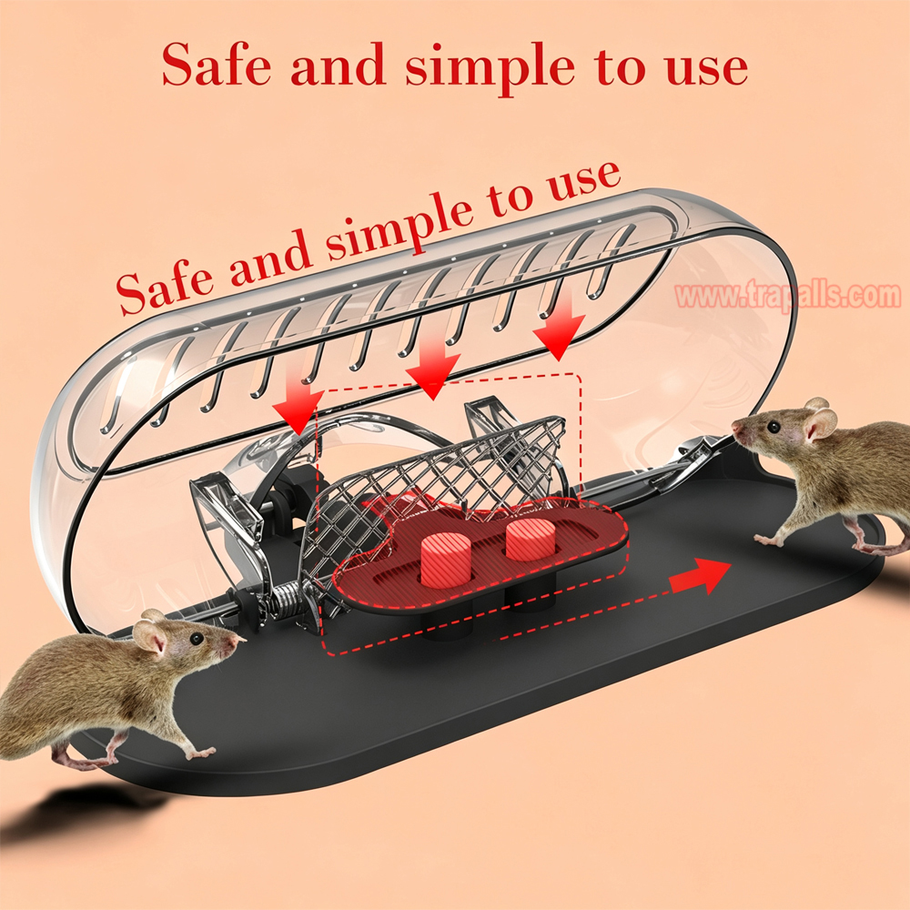 Indoor Warehouse Humane Live Mouse Catch Trap Effective High Sensitive Mouse Trap Cage - Image 4