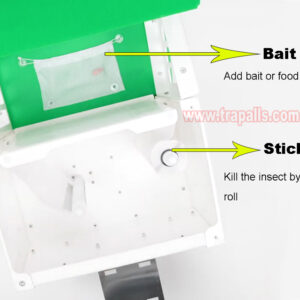 Garden Solar Intelligent Monitoring Flying Insect Control Pest Killer Electronic Insect Glue Trap - Image 12