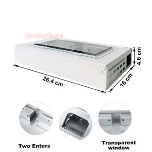 Multiple Catch Rat Capture Device with Glass Easy to Observe Rodent Bait Station Mouse Trap - Image 3