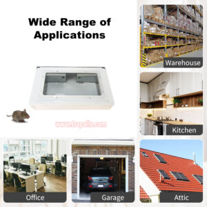 Multiple Catch Rat Capture Device with Glass Easy to Observe Rodent Bait Station Mouse Trap - Image 9