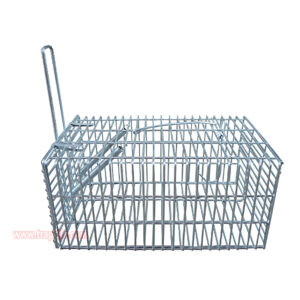 Indoor Outdoor Humane Design Rat Capture Live Catch Rodent Control Wire Mesh Cage Metal Mouse Trap Cage - Image 2