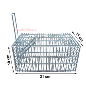 Indoor Outdoor Humane Design Rat Capture Live Catch Rodent Control Wire Mesh Cage Metal Mouse Trap Cage - Image 3
