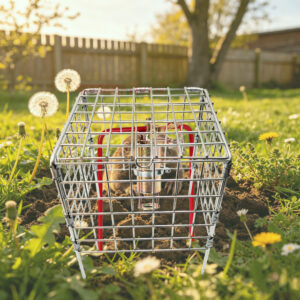 Outdoor Garden Metal Easy Set Safety Basket Gopher Killer Tool Vole Trap Protective Cage Mole Trap Cage - Image 11