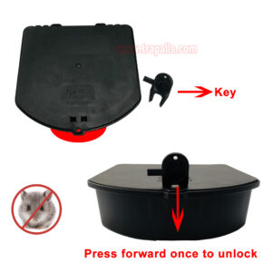 Outdoor Garden Automatic Rat Mouse Control Plastic Mouse Catcher Mouse Bait Station - Image 4