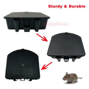 Outdoor Garden Automatic Rat Mouse Control Plastic Mouse Catcher Mouse Bait Station - Image 7