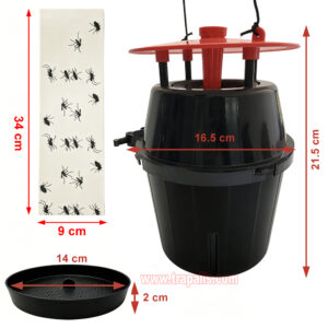 Garden Reusable Egg-laying Female Mosquitoes Control Glue Board Mosquito Killer with Filter Mosquito Bottle Trap - Image 3