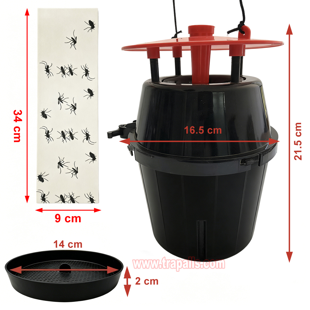 Garden Reusable Egg-laying Female Mosquitoes Control Glue Board Mosquito Killer with Filter Mosquito Bottle Trap - Image 3