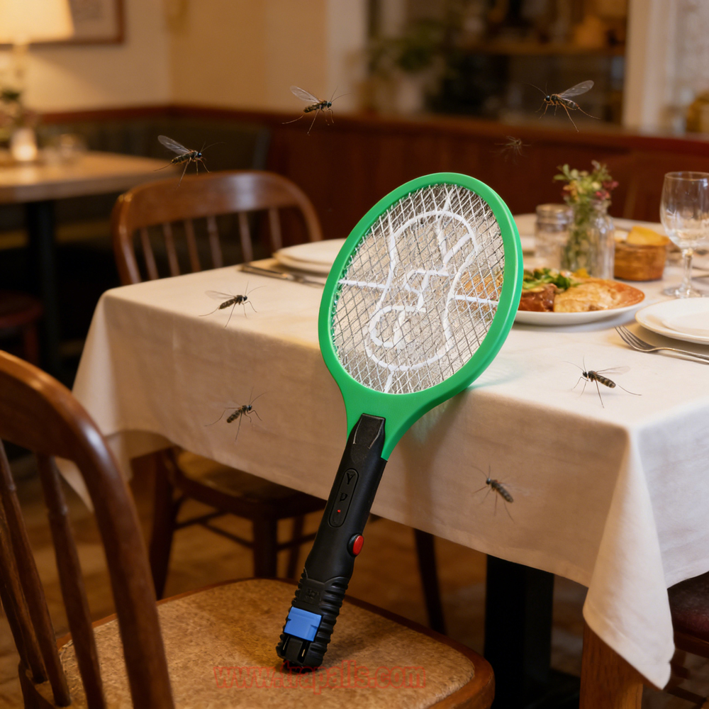 Home Household Plug-in Charger UV Light Mosquito Killer Lamp Handle Trap Electric Mosquito Swatter - Image 7