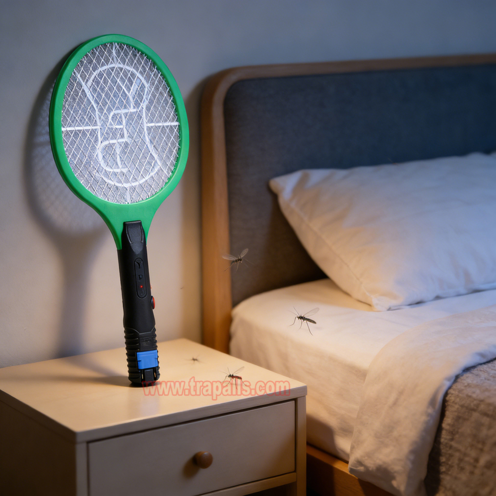 Home Household Plug-in Charger UV Light Mosquito Killer Lamp Handle Trap Electric Mosquito Swatter - Image 8