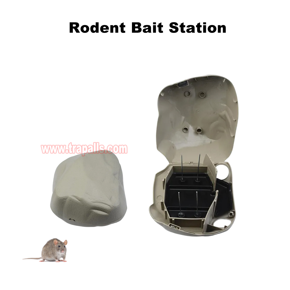 Outdoor Indoor Durable Discreet Rodent Control Bait Station with Natural Rock Appearance - Image 13