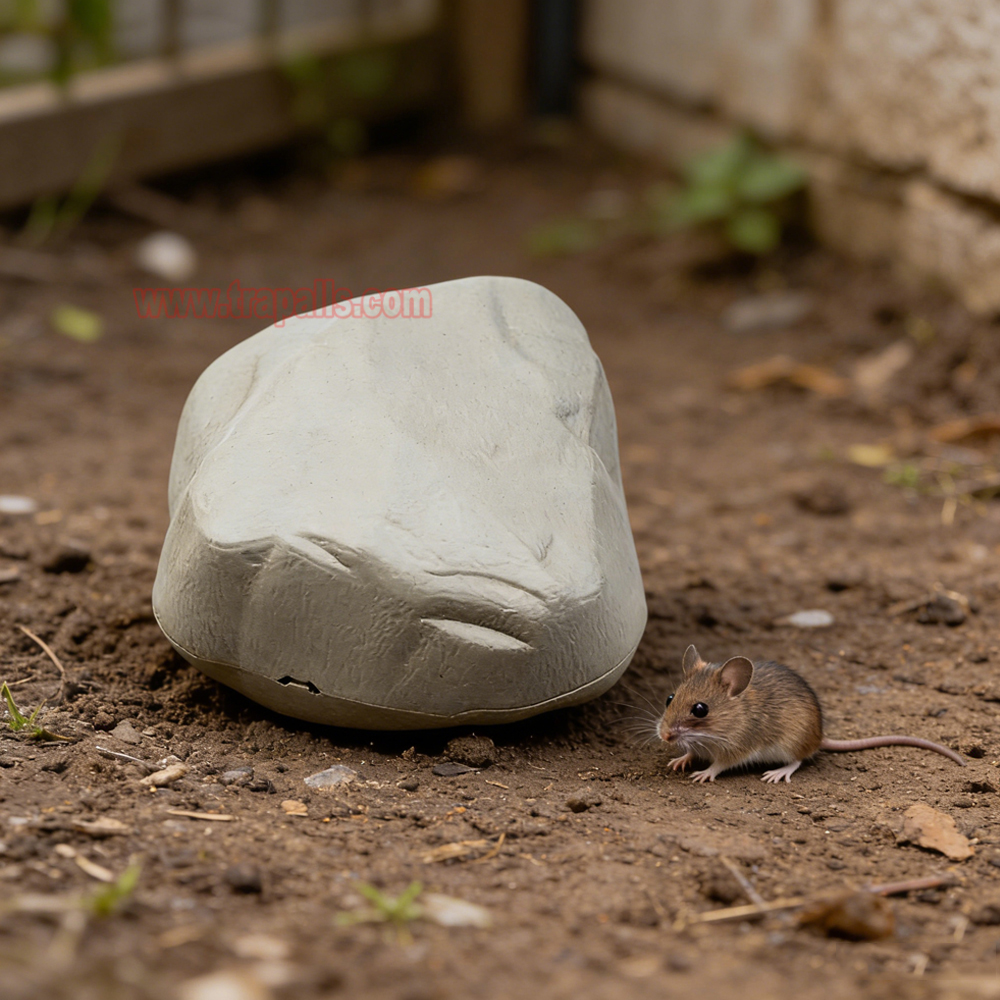 Outdoor Indoor Durable Discreet Rodent Control Bait Station with Natural Rock Appearance - Image 19