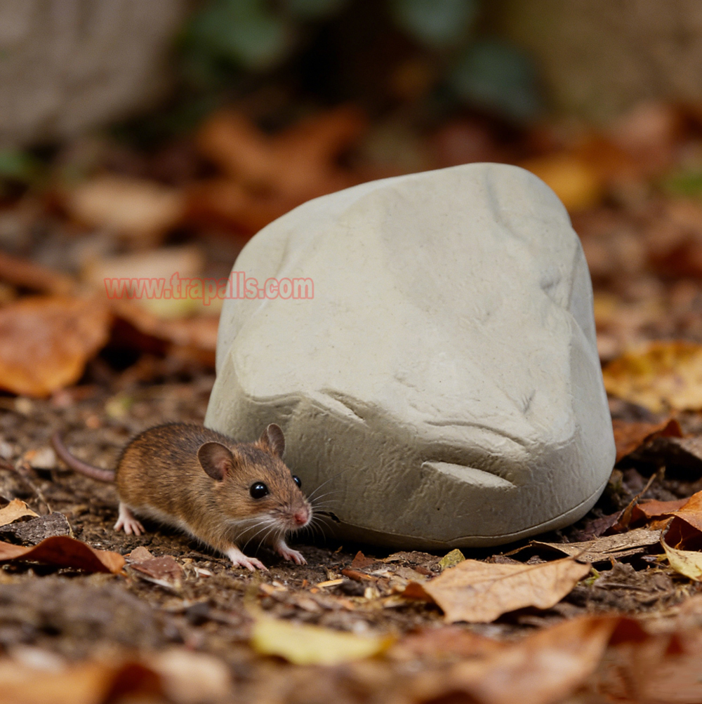 Outdoor Indoor Durable Discreet Rodent Control Bait Station with Natural Rock Appearance - Image 20