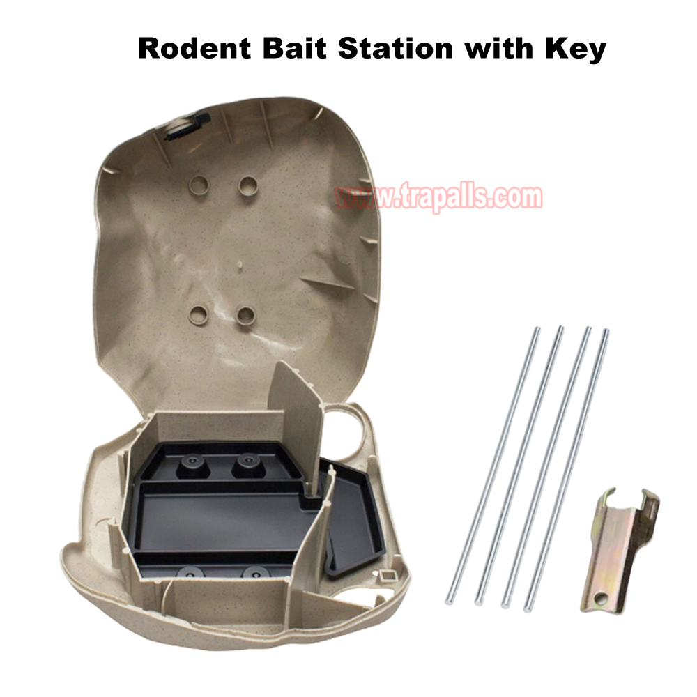 Outdoor Indoor Durable Discreet Rodent Control Bait Station with Natural Rock Appearance - Image 8