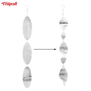 Outdoor Garden Hanging Double-Sided Reflectors Pigeon Reflective Bird Repellent Discs Bird Scare Discs