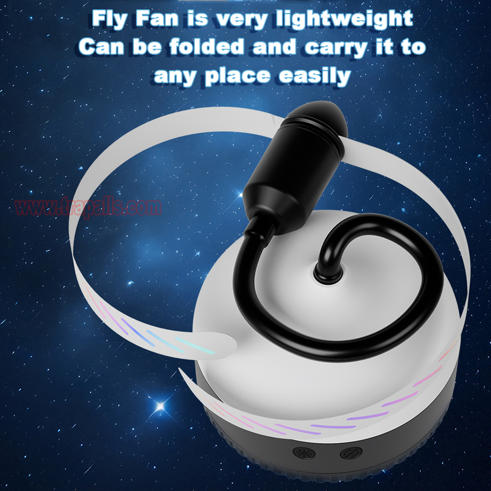 Indoor Outdoor Rechargeable Tabletop and Hanging Hook Option LED Light Mosquito Repeller Fly Repellent Fan - Image 7