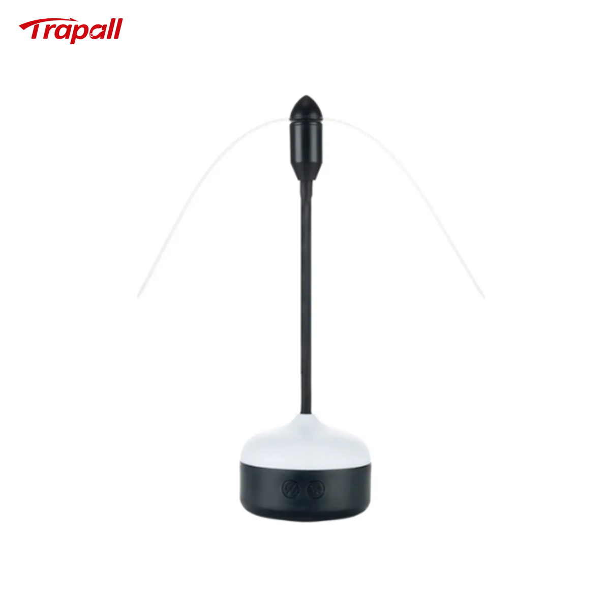 Indoor Outdoor Rechargeable Tabletop and Hanging Hook Option LED Light Mosquito Repeller Fly Repellent Fan