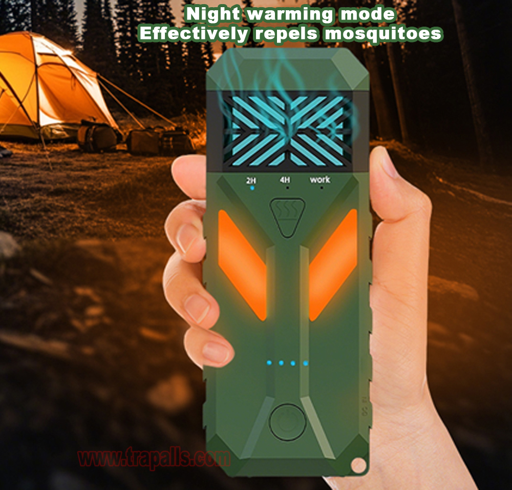 Outdoor Travel Portable 3-in-1 Electric Mosquito Repellent with Camping Lantern Mosquito Repeller - Image 12