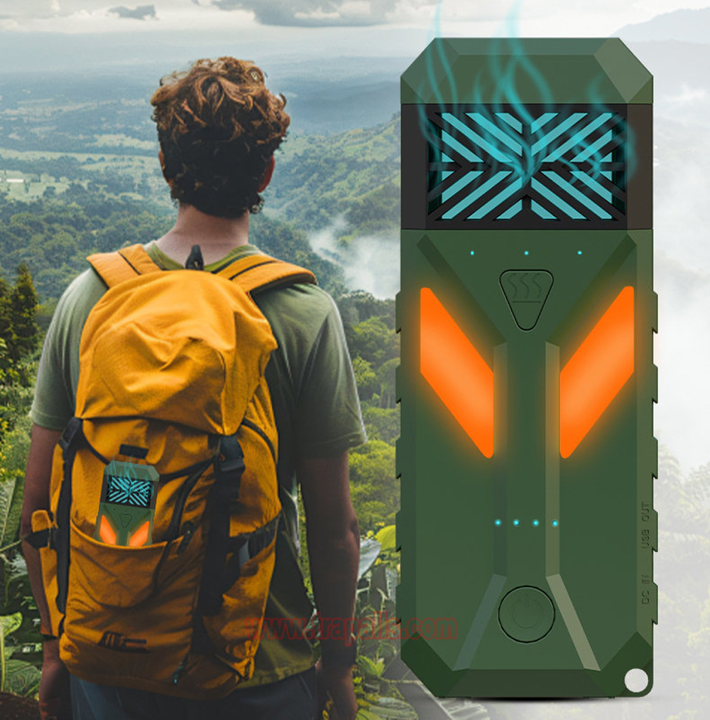 Outdoor Travel Portable 3-in-1 Electric Mosquito Repellent with Camping Lantern Mosquito Repeller - Image 17