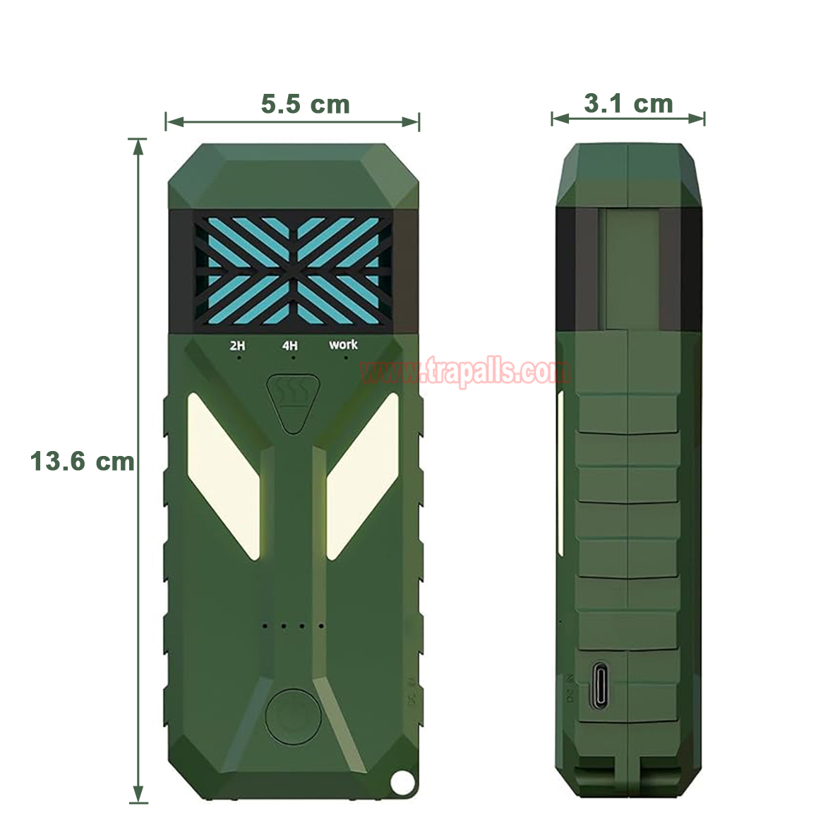 Outdoor Travel Portable 3-in-1 Electric Mosquito Repellent with Camping Lantern Mosquito Repeller - Image 3