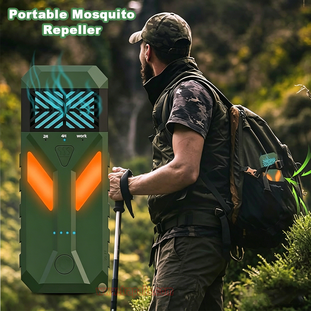 Outdoor Travel Portable 3-in-1 Electric Mosquito Repellent with Camping Lantern Mosquito Repeller - Image 6