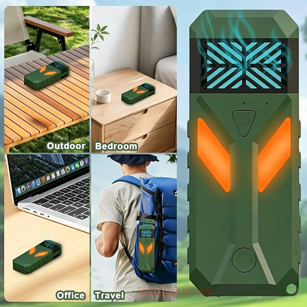 Outdoor Travel Portable 3-in-1 Electric Mosquito Repellent with Camping Lantern Mosquito Repeller - Image 8
