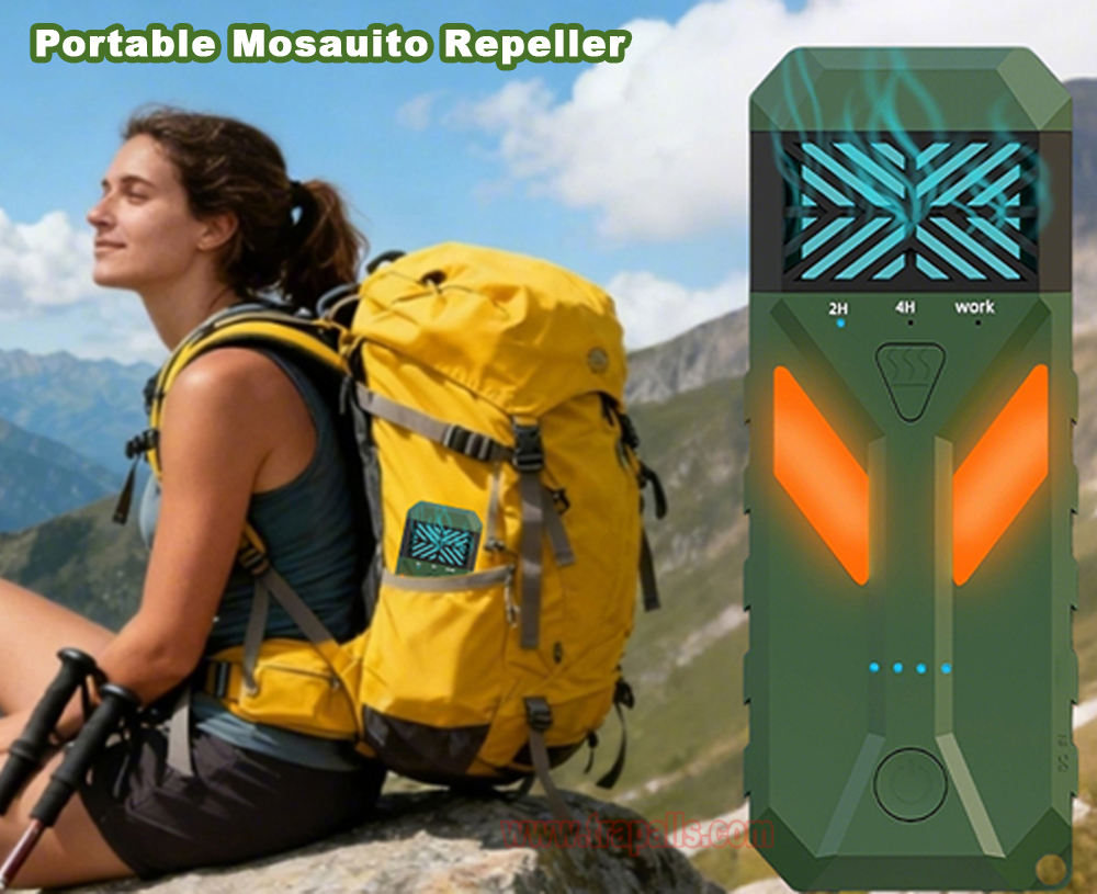 Outdoor Travel Portable 3-in-1 Electric Mosquito Repellent with Camping Lantern Mosquito Repeller - Image 9