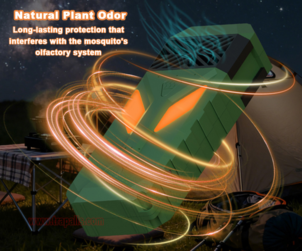 Outdoor Travel Portable 3-in-1 Electric Mosquito Repellent with Camping Lantern Mosquito Repeller - Image 10
