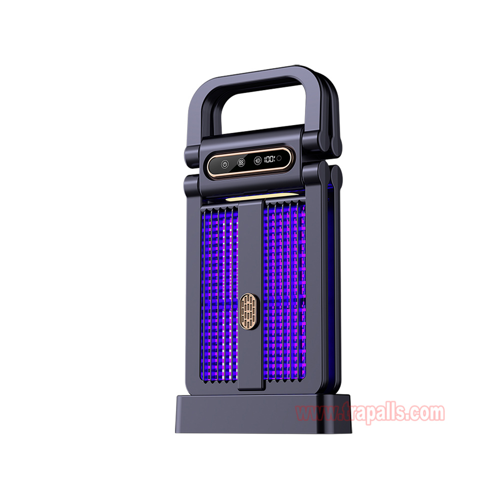 Outdoor Indoor Portable Foldable Smart Light Control Electric Insect Zapper Electric Shock Mosquito Killer Lamp - Image 2