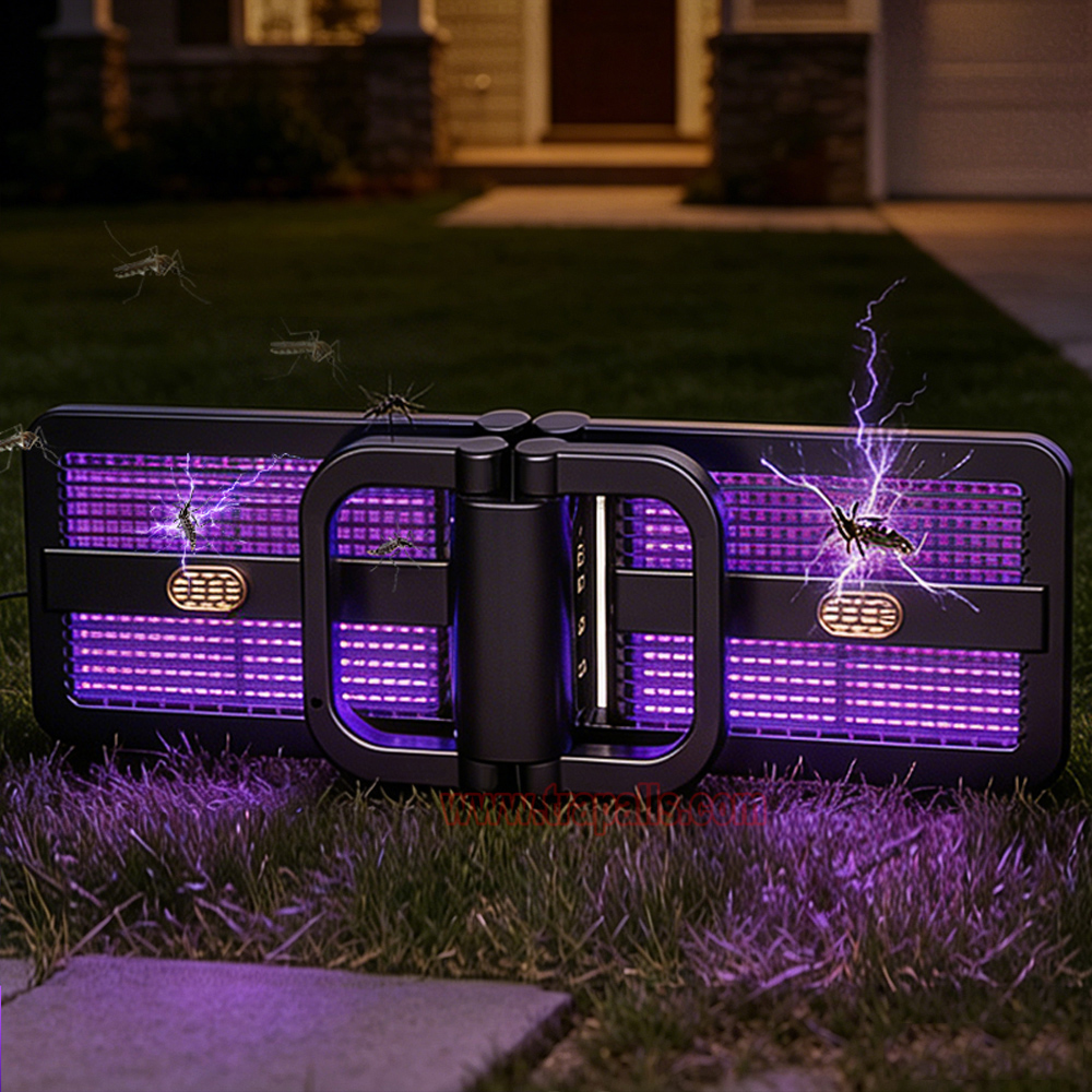 Outdoor Indoor Portable Foldable Smart Light Control Electric Insect Zapper Electric Shock Mosquito Killer Lamp - Image 14