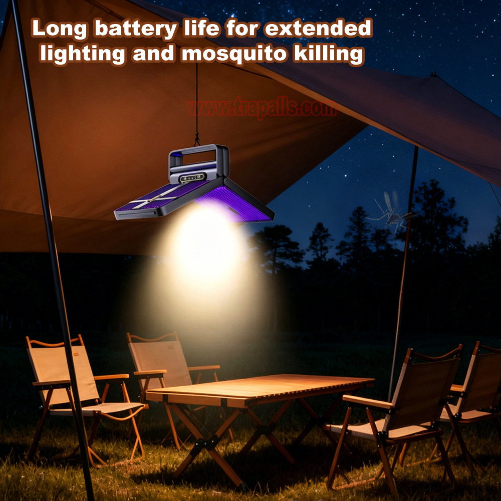 Outdoor Indoor Portable Foldable Smart Light Control Electric Insect Zapper Electric Shock Mosquito Killer Lamp - Image 19