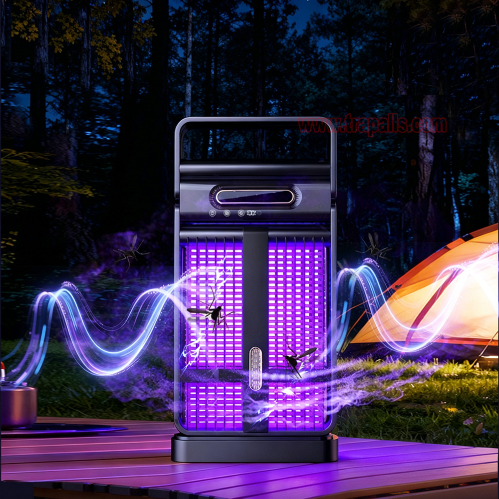 Outdoor Indoor Portable Foldable Smart Light Control Electric Insect Zapper Electric Shock Mosquito Killer Lamp - Image 20