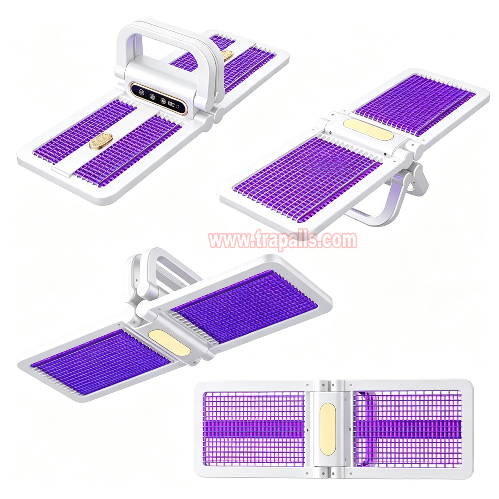 Outdoor Indoor Portable Foldable Smart Light Control Electric Insect Zapper Electric Shock Mosquito Killer Lamp - Image 4