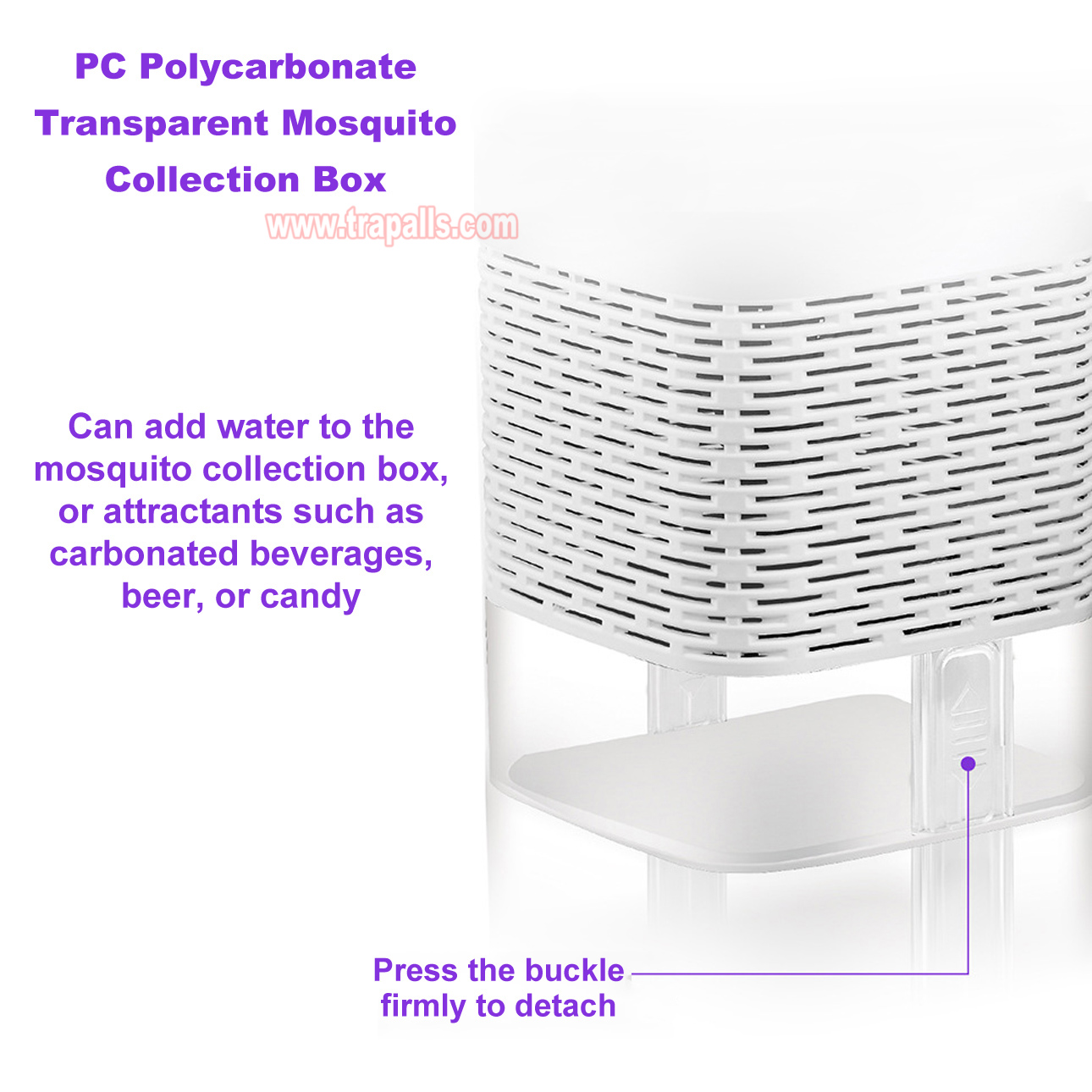 Outdoor Home LED UV Light Trap Suction Mosquito Killer with Anti Escape Funnel Mosquito Killer Lamp - Image 13
