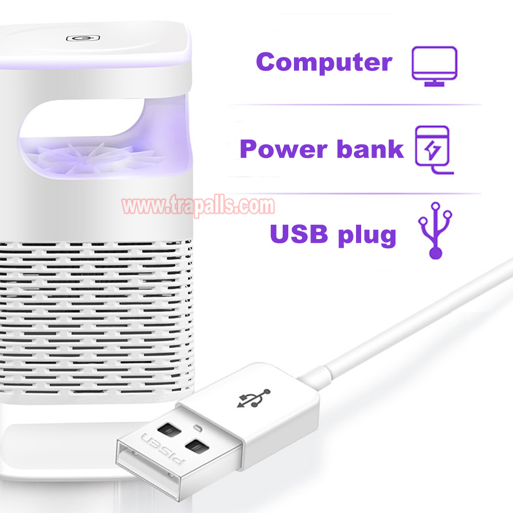Outdoor Home LED UV Light Trap Suction Mosquito Killer with Anti Escape Funnel Mosquito Killer Lamp - Image 14