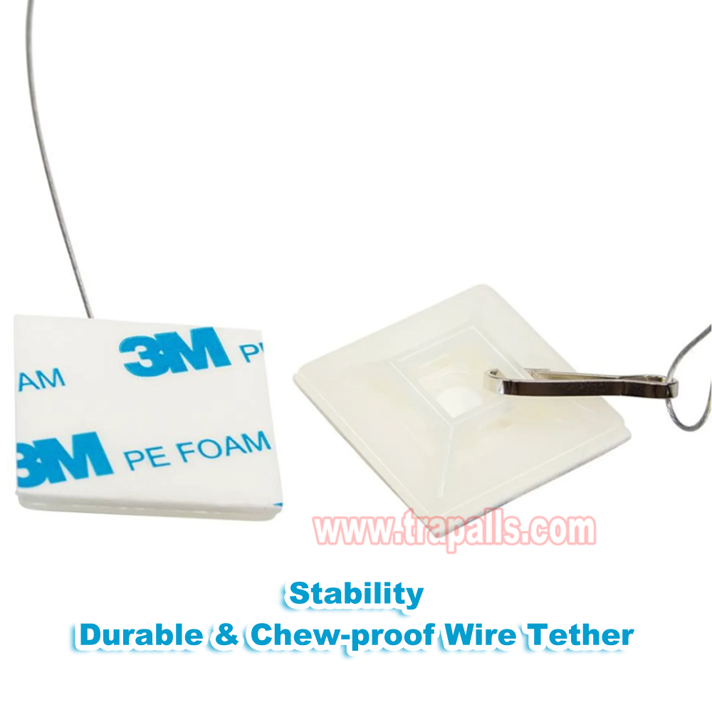 Outdoor Indoor Rodent Bait Box Securing Cable Bait Station Anchor Glue Kit Rodent Bait Station Anchor Cable - Image 5