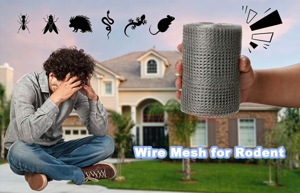 Outdoor Flexible Stainless Steel Wire Mesh Hole Fill Fabric Gap Blocker Mesh Roll Rodent Proof Mesh Wire Mouse Control - Image 14