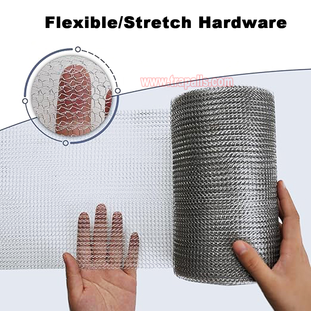 Outdoor Flexible Stainless Steel Wire Mesh Hole Fill Fabric Gap Blocker Mesh Roll Rodent Proof Mesh Wire Mouse Control - Image 8